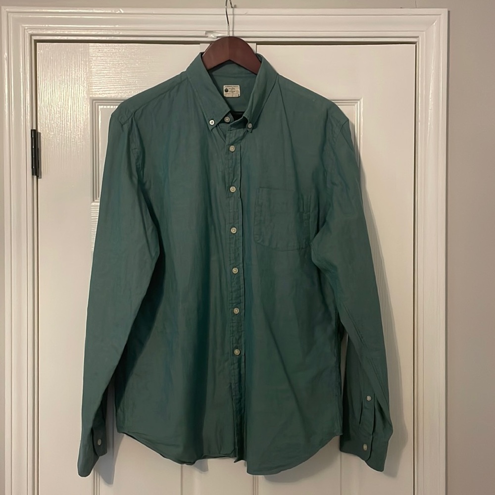 J. Crew Sun washed Oxford Button Down